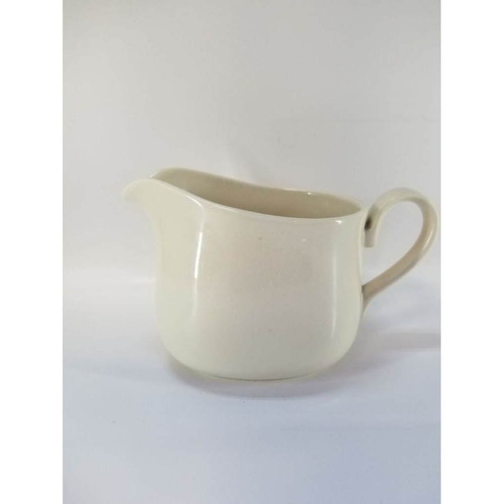 Corning Cream Pitcher White Stoneware B1-TY Vintage Microwave Safe Ceramic - Picture 4 of 10